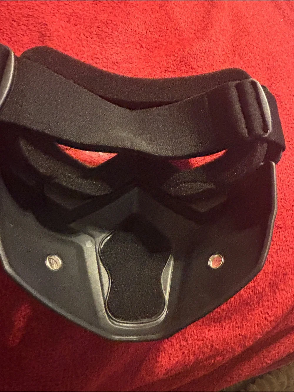 Eyewear Skylark Motorcycle Black Full-Face VR/AR Protective Mask W/Tinted Lens